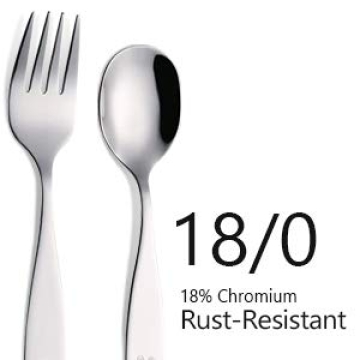 ANNOVA Kids Safe Stainless Steel Flatware Set for Children