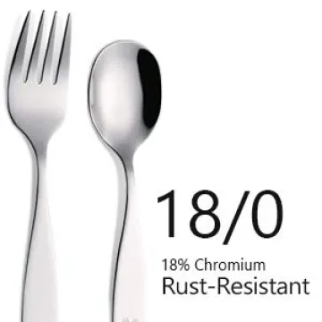 ANNOVA Kids Safe Stainless Steel Flatware Set for Children