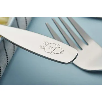 ANNOVA Kids Safe Stainless Steel Flatware Set for Children