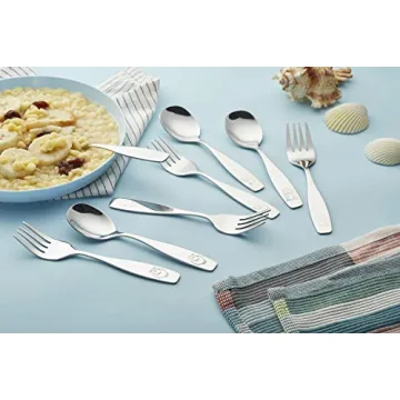 ANNOVA Kids Safe Stainless Steel Flatware Set for Children