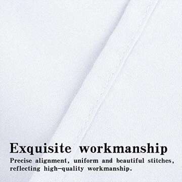 NTBAY King Flat Sheet Only - Brushed Microfiber Flat Sheet - Soft, Wrinkle-Free, Fade-Resistant, Stain-Resistant, Top Sheet, Hotel Quality Flat Bed Sheet, White