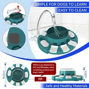 KADTC Dog Puzzle Toys for Small/Medium/Large Dogs Slow Feeder w/Button Level 2 in 1 Boredom Busters Keep Them Busy Enrichment Toy Puzzles Food/Treat Dispenser Puppy Brain Mental Stimulation Game GRN