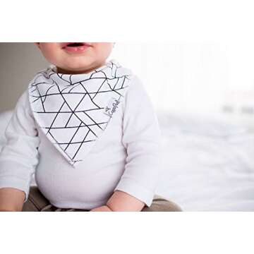 Copper Pearl Baby Bandana Bibs - 6 Pack Soft Cotton Baby Bibs for Drooling and Teething, Absorbent Drool Bibs for Baby Boy, Adjustable to Fit Newborns to Toddlers, Tons of Styles (Rider Set)