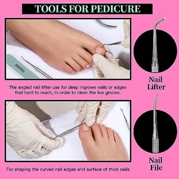 FANDAMEI Complete Nail Care Kit - Manicure & Pedicure Essentials