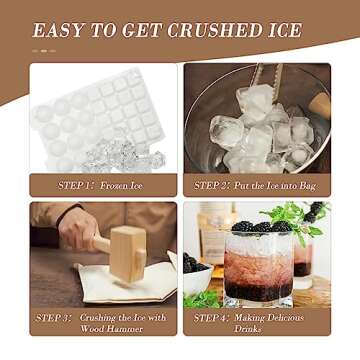 Manual Ice Crushing Set for Home Bartenders