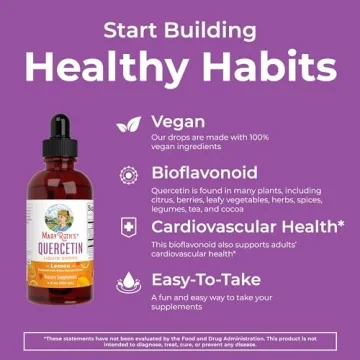 MaryRuth Quercetin Liquid Drops | Vegan Allergy Relief