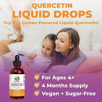 MaryRuth Quercetin Liquid Drops | Vegan Allergy Relief