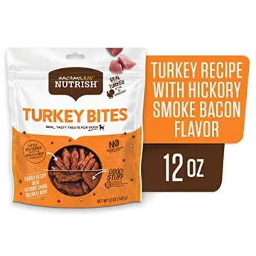 Rachael Ray Nutrish Turkey Bites, 12 oz Pouch for Dogs
