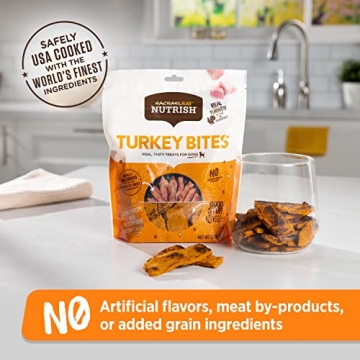 Rachael Ray Nutrish Turkey Bites, 12 oz Pouch for Dogs