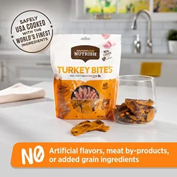 Rachael Ray Nutrish Turkey Bites, 12 oz Pouch for Dogs