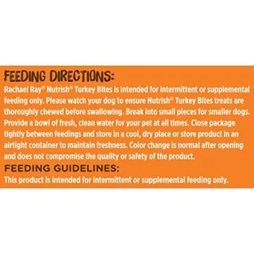 Rachael Ray Nutrish Turkey Bites, 12 oz Pouch for Dogs