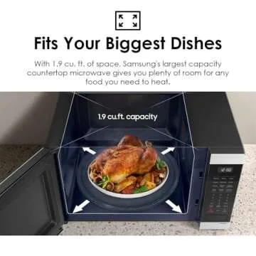 SAMSUNG 1.9 cu. ft. Countertop Microwave - Stylish & Efficient