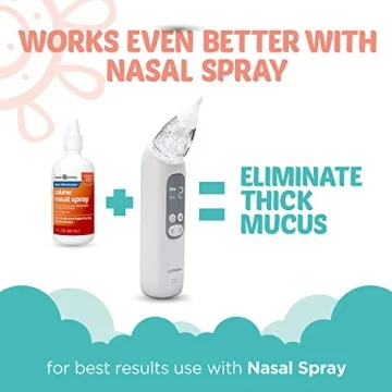 LittleTora Baby Nasal Aspirator with Rechargeable Design