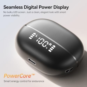 Kinglucky ClipFree A20 Earbuds with 45H Playtime and Waterproof Design