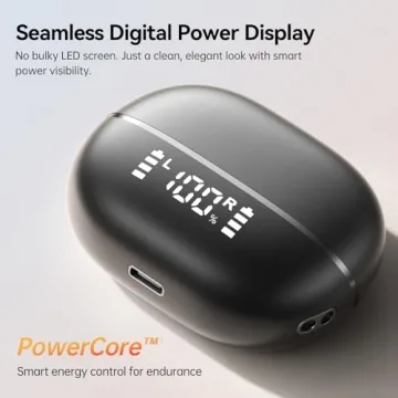 Kinglucky ClipFree A20 Earbuds with 45H Playtime and Waterproof Design