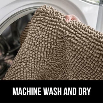 Gorilla Grip Bath Rug Mat - Soft Absorbent Chenille Design