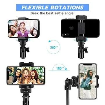 UBeesize 54-inch Selfie Stick Tripod for Smartphones