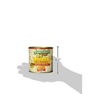 Juanita's Hominy 6.6 lb - Authentic Mexican Flavor for Cooking