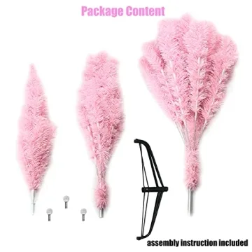 CCINEE 6ft Pink Artificial Christmas Tree for Festive Cheer