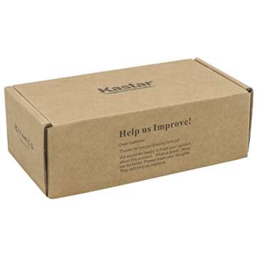 Kastar D-Type Charger with D Tap Cable for Sony BP-U65, BP-U68, V Mount Battery, V Lock Battery, Sony HDW-800P PDW-850 DSR-650P PDW-680 HDW-F900R HDW-800P PMW-F55 PMW-F5 Professional Video Camcorder