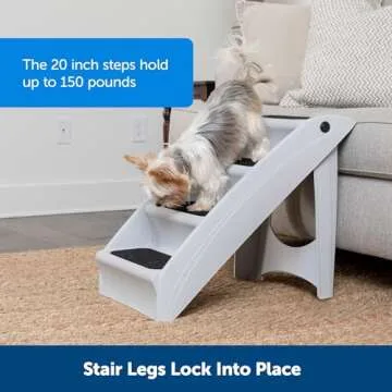 PetSafe CozyUp Folding Dog Stairs for Easy Pet Access