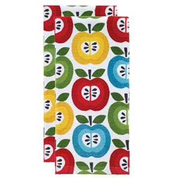 T-fal Kitchen Towels: Absorbent & Vibrant 2-Pack