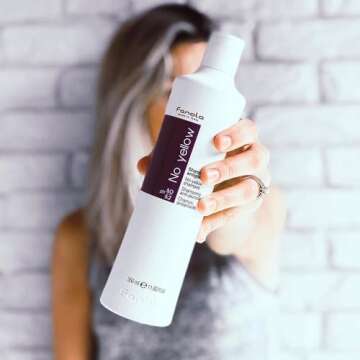 Fanola No Yellow Shampoo & Nutri Care Restructuring Conditioner 33.8 oz / 2pk - Anti Brass Depositin...