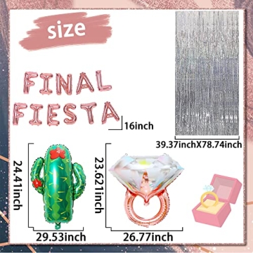 Luxury Final Fiesta Bachelorette Party Decorations & Backdrop