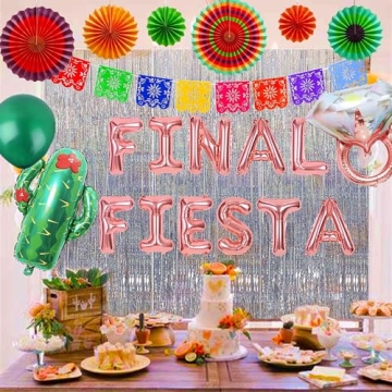 Luxury Final Fiesta Bachelorette Party Decorations & Backdrop