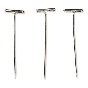 Salon Care Steel Wig T Pins