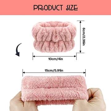 Microfiber Sweatbands Set - Versatile 8 Pcs for Everyone