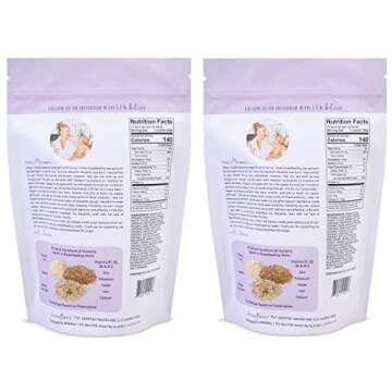 MilkBliss Soft Baked Lactation Cookies for Breastfeeding, All Natural and GMO Free Lactation Boostin...