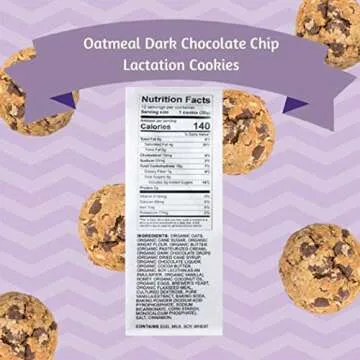 MilkBliss Lactation Cookies for Breastfeeding Moms 12 Count