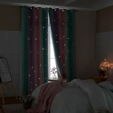 Unicorn Princess Curtains - Darkening Room Decor