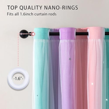 Unicorn Princess Curtains - Darkening Room Decor