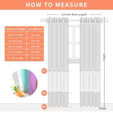 Unicorn Princess Curtains - Darkening Room Decor