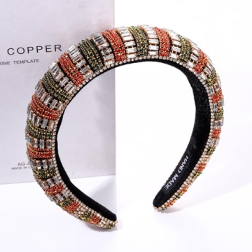 NVENF Christmas Headband with Crystal Rhinestones