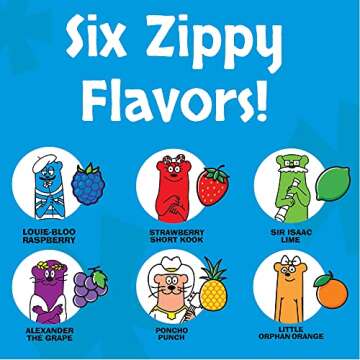 Otter Pops Freezer Bars, Fat Free Ice Pops, Original Flavors (80ct - 1oz bars)