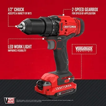 CRAFTSMAN V20 Power Tool Combo Kit with 9 Cordless Tools