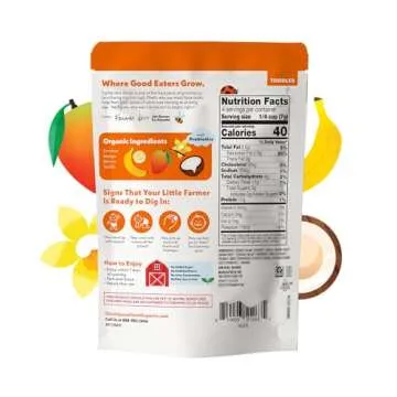 Once Upon a Farm Organic Coconut Melts, Mango Ba-nilla, 8ct