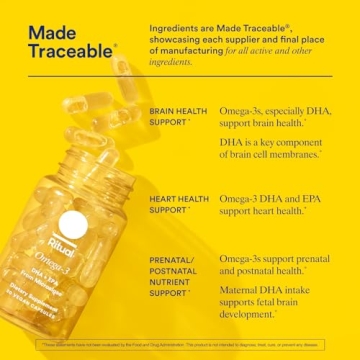 Ritual Omega-3 Vegan DHA & EPA Omega-3 for Heart Health