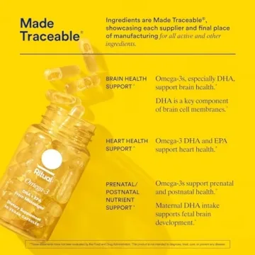 Ritual Omega-3 Vegan DHA & EPA Omega-3 for Heart Health