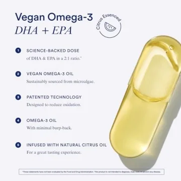 Ritual Omega-3 Vegan DHA & EPA Omega-3 for Heart Health