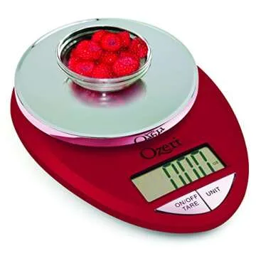 Ozeri Pro Digital Kitchen Food Scale, 0.05 oz to 12 lbs (1 gram to 5.4 kg)
