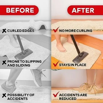 XFasten Double Sided Carpet Tape ResidueFree Rug Gripper