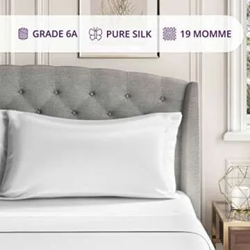 Mulberry Silk Pillowcase - Grade 6A for Luxurious Sleep