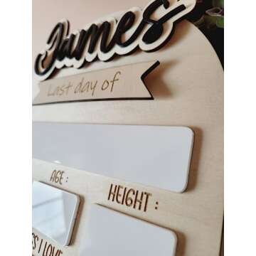 Personalized First Day Of School Sign, Custom Interchangeable Board, Back To School Sign, First And Last Day School Sign, Back To School Photo Prop, Graduation Gift, Kids Gift, Children's Gift,