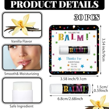 Bulk Employee Team Lip Balm Gifts - 30 Pack