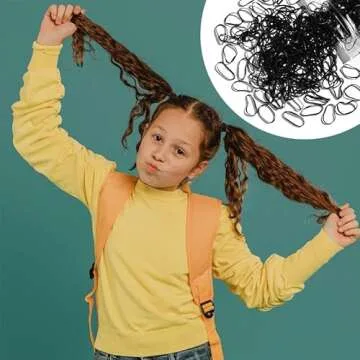 Elastic Hair Rubber Bands 2500 pcs for Kids & Toddlers