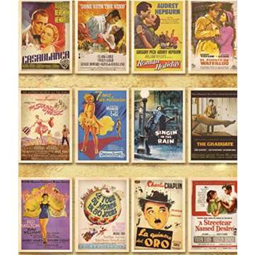 Halloluck Vintage Retro Postcards for Collecting